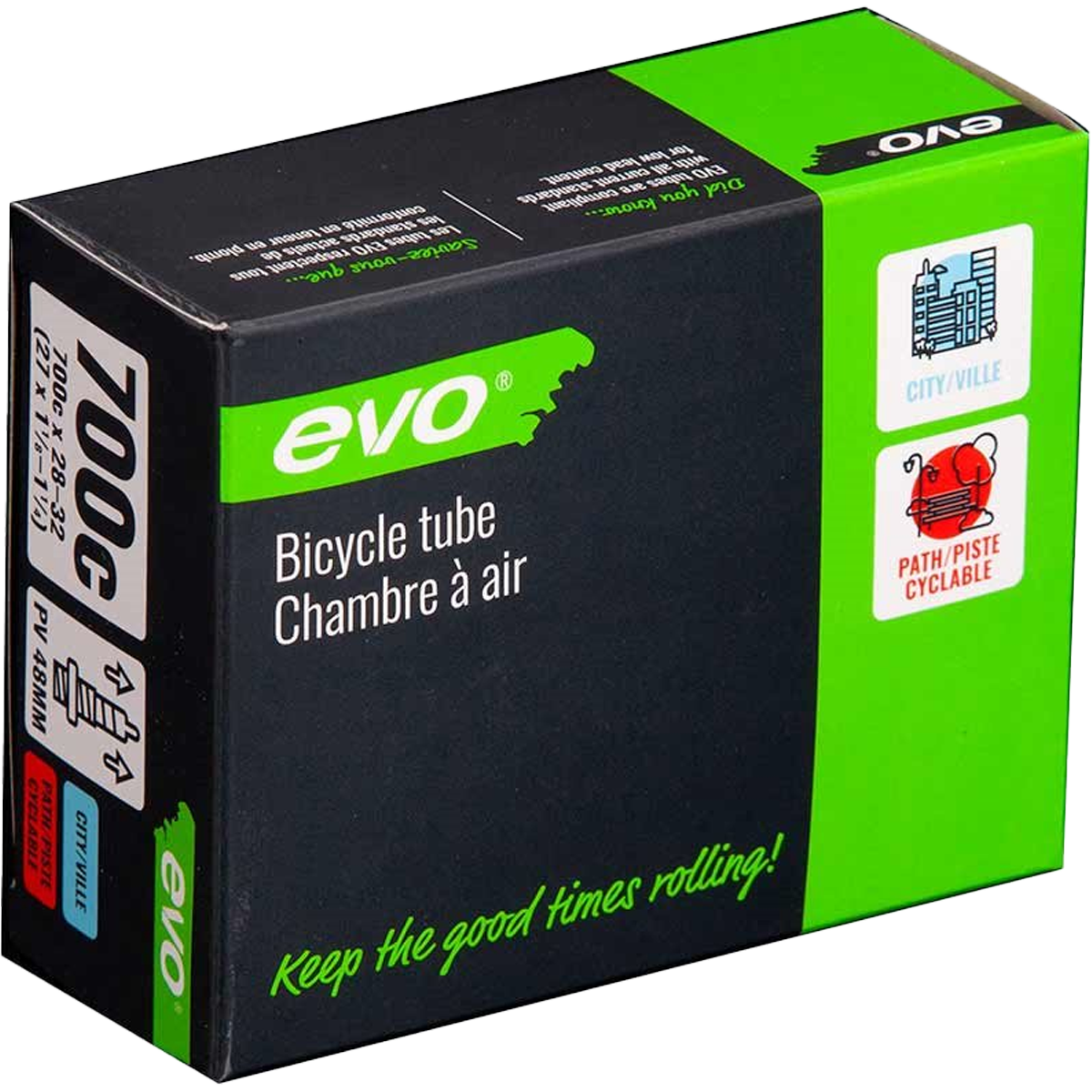 EVO Tube 700x28-32C 60mm Presta Valve