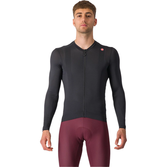 Castelli Men's Espresso Long Sleeve Jersey