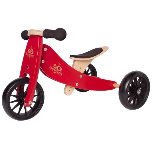 Kinderfeets Tiny Tot Cherry Red
